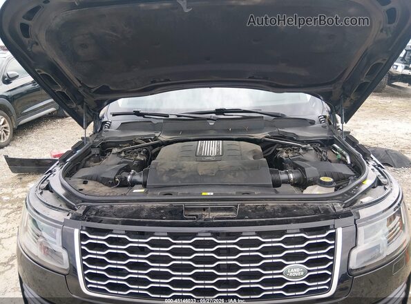 SALGS2SV7JA516101 2018 LAND ROVER RANGE ROVER Black Widok z tyłu