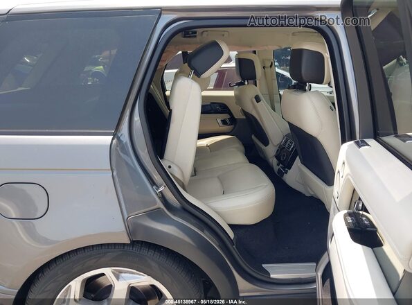 SALGS2SVXJA394348 2018 LAND ROVER RANGE ROVER Gray Vista de la etiqueta del VIN