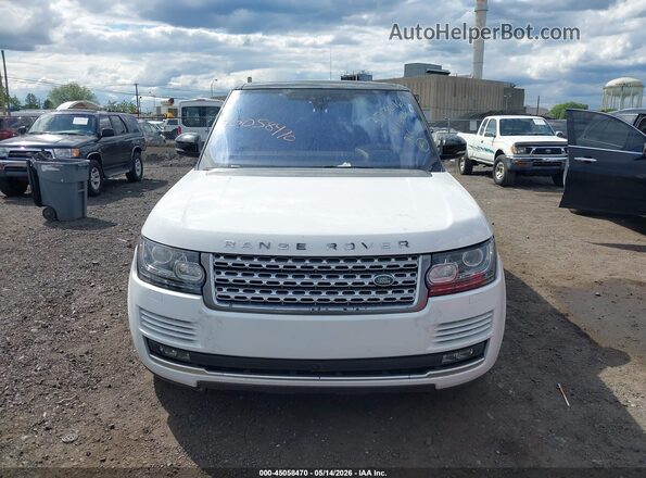 SALGS5FE1HA367707 2017 LAND ROVER RANGE ROVER Белый Вид панели приборов