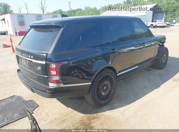 SALGS5FE8HA358518 2017 LAND ROVER RANGE ROVER Black Հետևի աջ