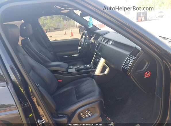 SALGS5FE8HA358518 2017 LAND ROVER RANGE ROVER Black Սալոնի դիմացի տեսք