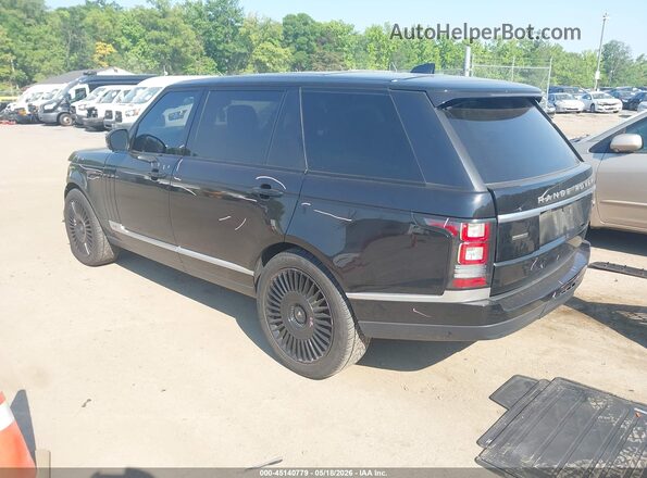 SALGS5FE8HA358518 2017 LAND ROVER RANGE ROVER Black Հետևի ձախ