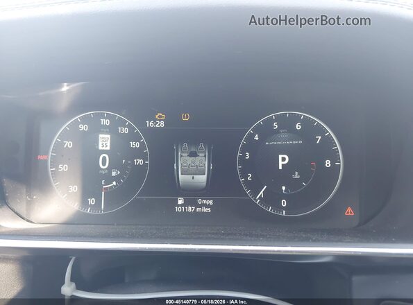 SALGS5FE8HA358518 2017 LAND ROVER RANGE ROVER Black Հետևի նստատեղերի տեսք