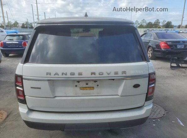 SALGS5RE1JA391748 2018 LAND ROVER RANGE White უკანა ხედი