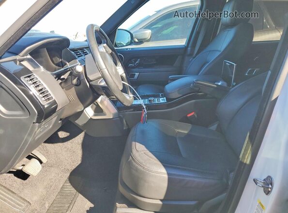 SALGS5RE1JA391748 2018 LAND ROVER RANGE White წინა სალონის ხედი