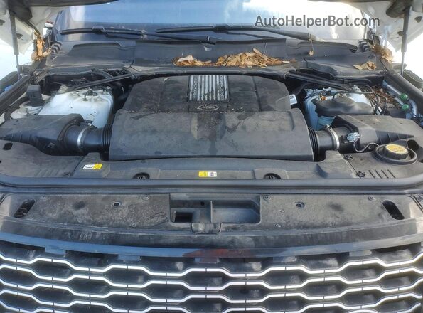 SALGS5RE1JA391748 2018 LAND ROVER RANGE White ძრავის განყოფილების ხედი