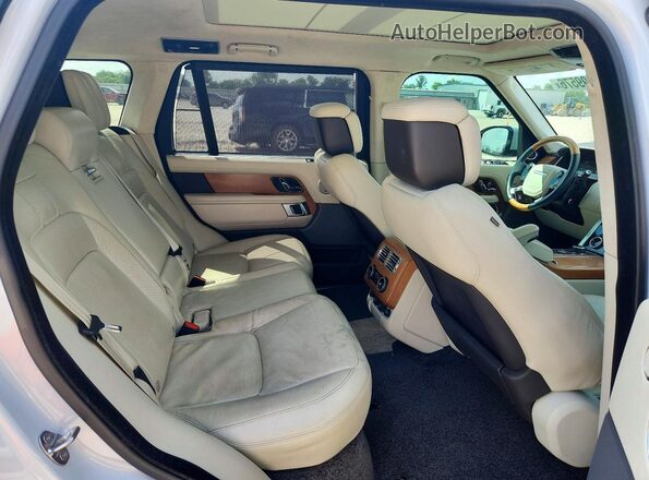 SALGS5RE2KA535227 2019 LAND ROVER RANGE White Вид задньої частини салону
