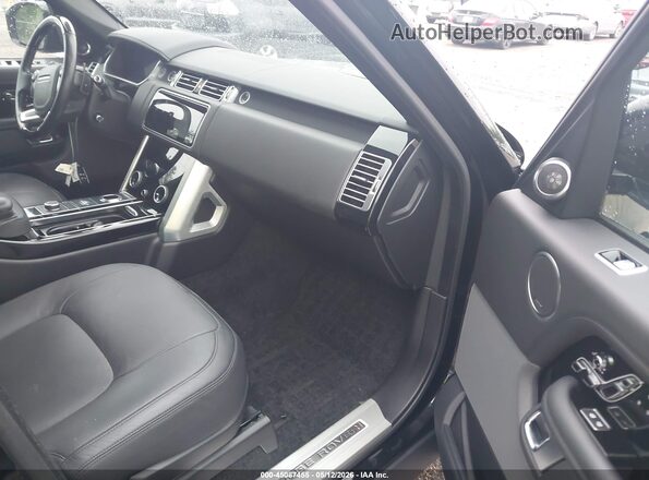 SALGS5SE0MA430148 2021 LAND ROVER RANGE ROVER Black Вид салону спереду