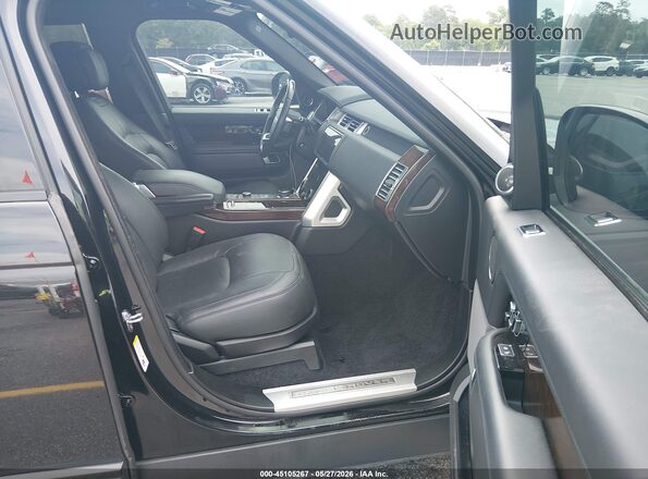 SALGS5SE1MA416842 2021 LAND ROVER RANGE ROVER Черный Вид салона спереди