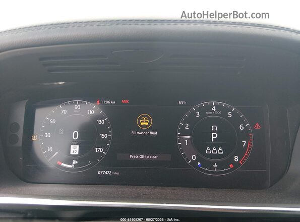 SALGS5SE1MA416842 2021 LAND ROVER RANGE ROVER Черный Вид задних сидений