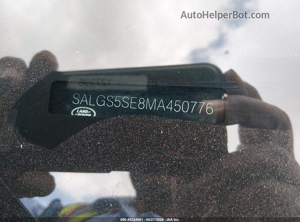 SALGS5SE8MA450776 2021 LAND ROVER RANGE ROVER Green Engine compartment view