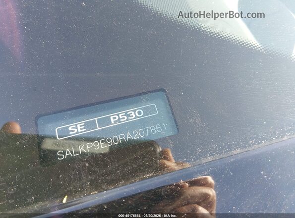 SALKP9E90RA207861 2024 LAND ROVER RANGE ROVER Dark Blue 