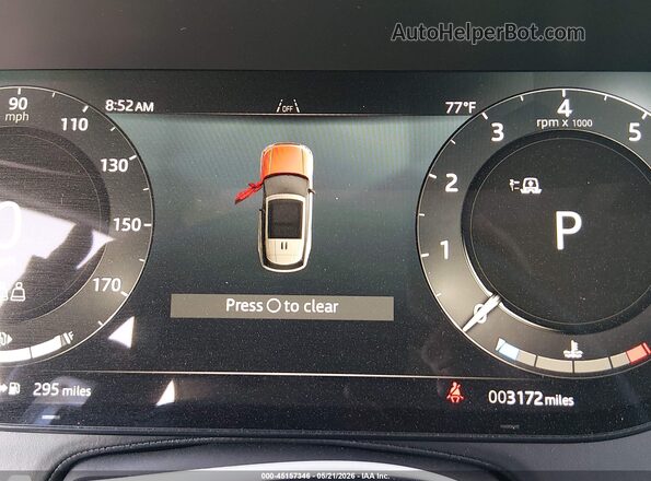 SALKP9E91SA291372 2025 LAND ROVER RANGE ROVER Черный 