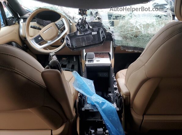 SALKPBFU2RA252584 2024 LAND ROVER RANGE Gray Dashboard view