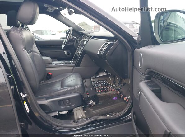 SALRG2RV6L2423096 2020 LAND ROVER DISCOVERY Black Widok wnętrza z przodu