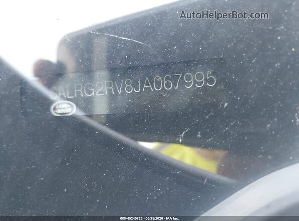 SALRG2RV8JA067995 2018 LAND ROVER DISCOVERY White Vista del compartimento del motor