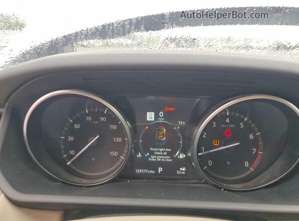 SALRG2RV8JA072419 2018 LAND ROVER DISCOVERY White Vista del cuadro de instrumentos