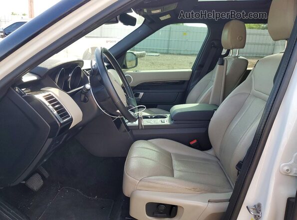 SALRG2RV9L2426722 2020 LAND ROVER DISCOVERY Белый Вид салона спереди