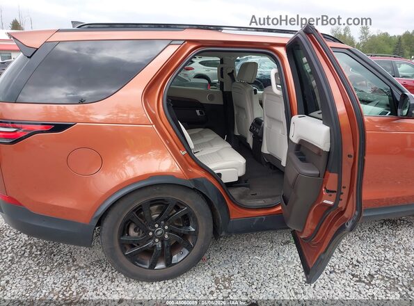 SALRHBBV1HA020003 2017 LAND ROVER DISCOVERY Orange Вид наклейки з VIN-кодом