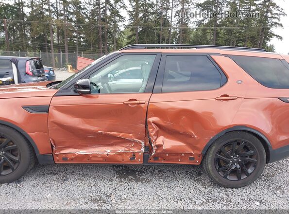 SALRHBBV1HA020003 2017 LAND ROVER DISCOVERY Orange Вид спереду