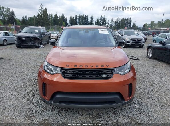 SALRHBBV1HA020003 2017 LAND ROVER DISCOVERY Orange Вид задньої частини салону