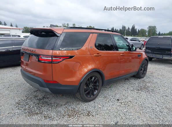 SALRHBBV1HA020003 2017 LAND ROVER DISCOVERY Orange Задня права чверть