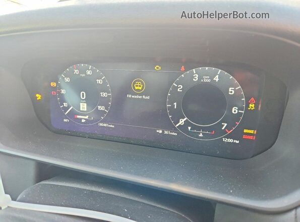 SALRJ2RX8M2452636 2021 LAND ROVER DISCOVERY White Vista del cuadro de instrumentos