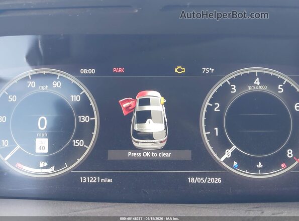 SALRR2RV8K2412898 2019 LAND ROVER DISCOVERY White უკანა სავარძლების ხედი