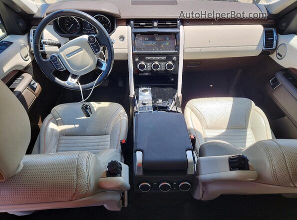 SALRRBBV0HA037338 2017 LAND ROVER DISCOVERY Blue წინა პანელის ხედი