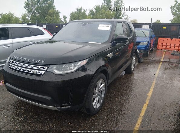 SALRRBBVXHA040571 2017 LAND ROVER DISCOVERY Black Vista tres cuartos delantera izquierda
