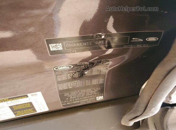 SALRT4EU3N2457374 2022 LAND ROVER DISCOVERY Gray Շարժիչի բաժամունքի տեսք
