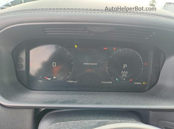 SALRW4EU7R2494330 2024 LAND ROVER DISCOVERY Silver Vista del cuadro de instrumentos