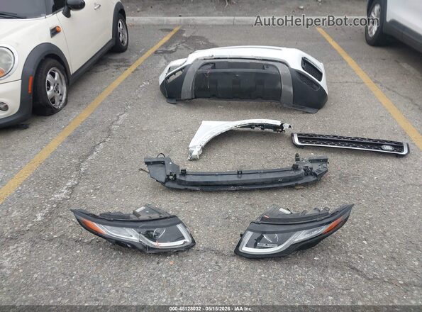 SALVP2BGXGH086848 2016 LAND ROVER RANGE ROVER EVOQUE White Widok zestawu wskaźników