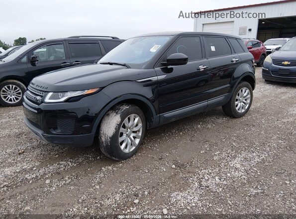 SALVP2RX6KH345060 2019 LAND ROVER RANGE ROVER EVOQUE Black Առջևի ձախ երեք քառորդ տեսարան