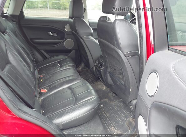 SALVP2RX7KH332852 2019 LAND ROVER RANGE ROVER EVOQUE Red VIN sticker view