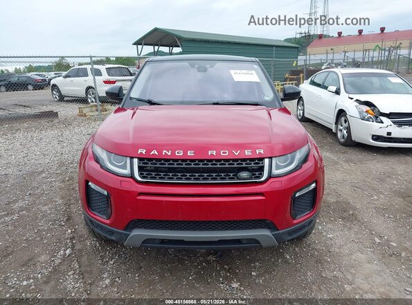 SALVP2RX7KH332852 2019 LAND ROVER RANGE ROVER EVOQUE Red Instrument cluster view