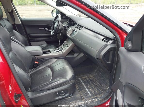 SALVP2RX7KH332852 2019 LAND ROVER RANGE ROVER EVOQUE Red Front interior view