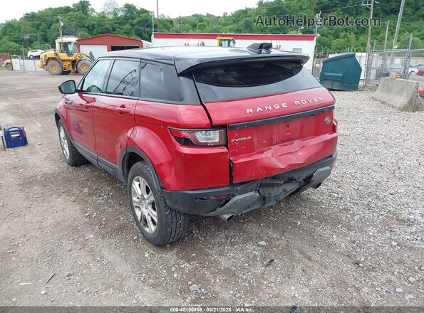 SALVP2RX7KH332852 2019 LAND ROVER RANGE ROVER EVOQUE Red Rear left