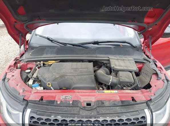 SALVP2RX7KH332852 2019 LAND ROVER RANGE ROVER EVOQUE Red Rear view