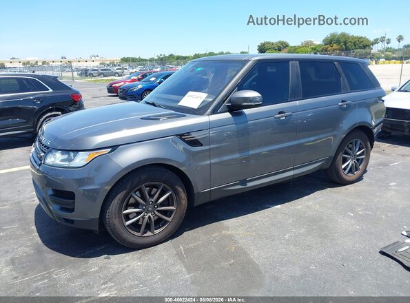 SALWG2KF9GA664555 2016 LAND ROVER RANGE ROVER SPORT Gray Առջևի ձախ երեք քառորդ տեսարան