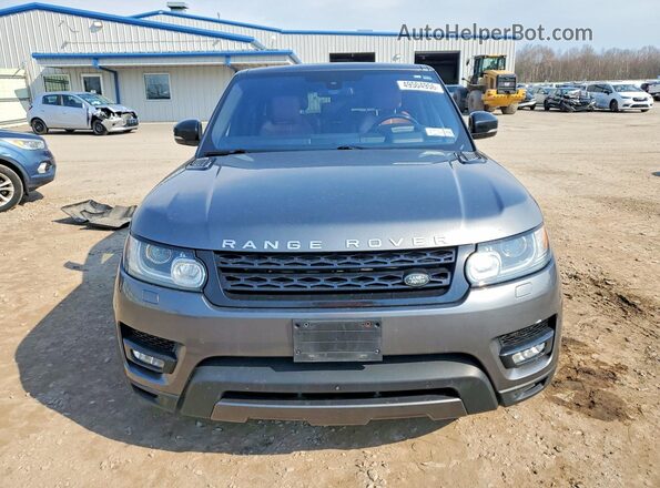 SALWR2EF1GA102705 2016 LAND ROVER RANGE Серый Вид спереди