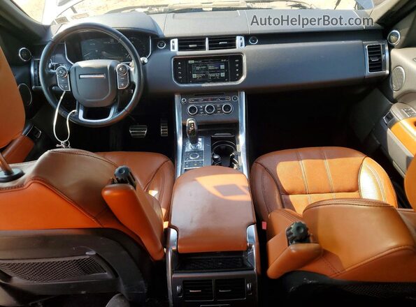SALWR2EF1GA102705 2016 LAND ROVER RANGE Серый Вид панели приборов