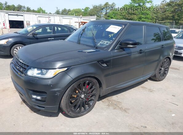 SALWR2EF1GA108620 2016 LAND ROVER RANGE ROVER SPORT Black Передня ліва чверть