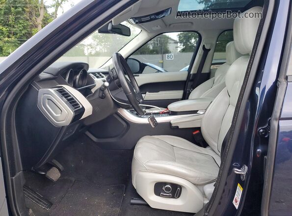 SALWR2EF4GA108594 2016 LAND ROVER RANGE Blue Вид салону спереду