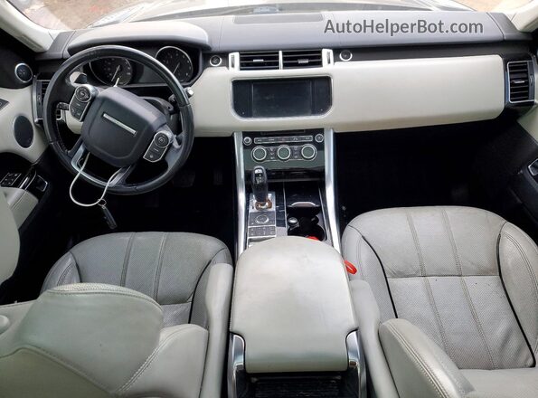 SALWR2EF4GA108594 2016 LAND ROVER RANGE Blue Вид панелі приладів