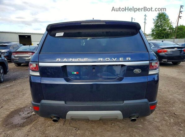 SALWR2EF4GA108594 2016 LAND ROVER RANGE Blue Вид ззаду