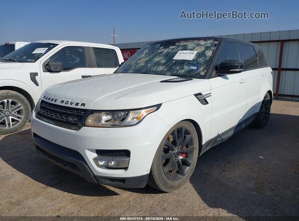 SALWR2EF7GA568767 2016 LAND ROVER RANGE ROVER SPORT White Передня ліва чверть
