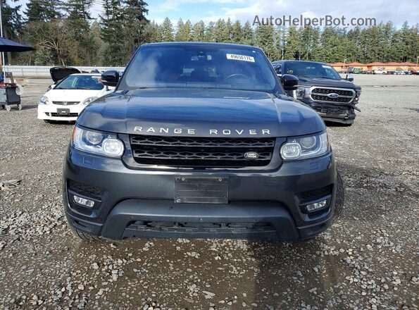 SALWR2EF9GA571945 2016 LAND ROVER RANGE Gray Widok z przodu