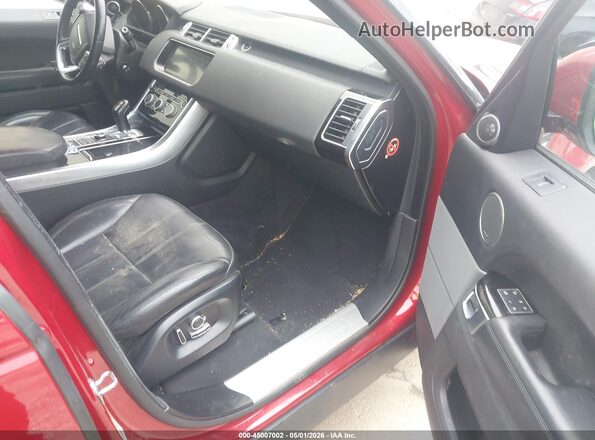 SALWR2FE3HA141867 2017 LAND ROVER RANGE ROVER SPORT Красный Вид салона спереди