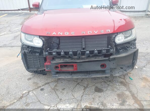 SALWR2FE3HA141867 2017 LAND ROVER RANGE ROVER SPORT Красный Вид спереди
